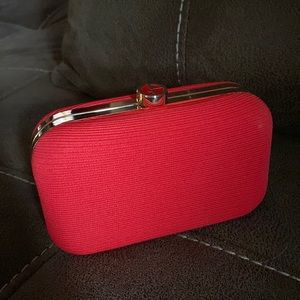 Giorgio Armani Red Cosmetic Makeup Clutch Case Purse Bag SEALED BOX